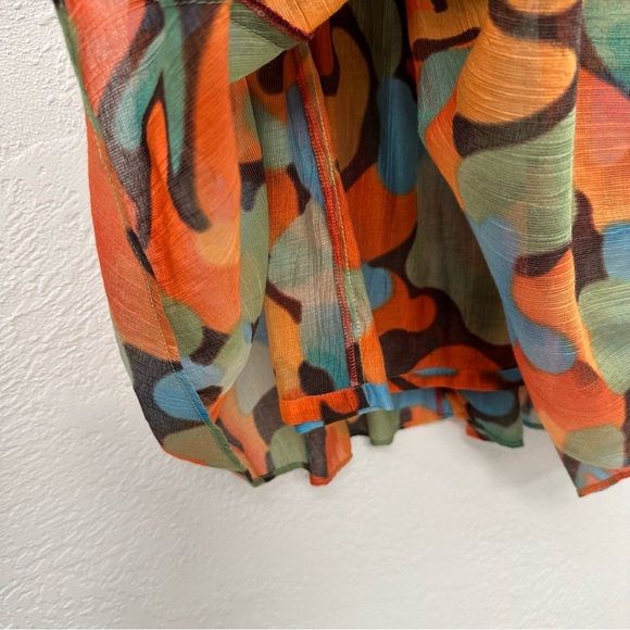 Vintage Modish Kitten Multicolor Dress Abstract Print - Picture 5 of 10